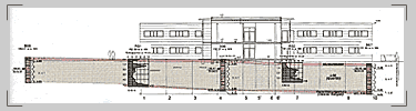 Witten Geotechnik, Baugrunderkundung: Schnitt-Schema durch ein Bodenprofil