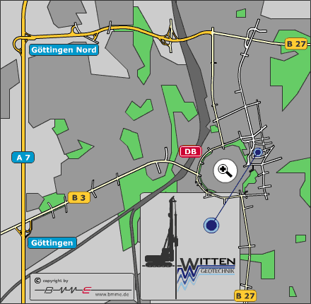 Witten Geotechnik Anfahrtsskizze